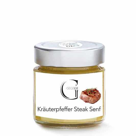 Kraeuterpfeffer Steak Senf