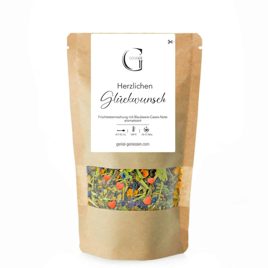 Herzlichen Glückwunsch Blaubeere Cassis Tee L